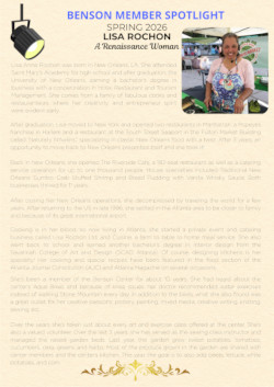 Benson Member Spotlight: Homer Smith French